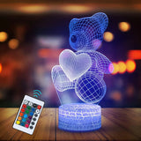 3D Lamp Acrylic USB LED Night Lights Neon Sign Lamp Xmas Christmas